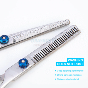 Barber Salon Scissors Shears New Fashion Customized Stainless Steel Barber Scissors Set - Product Image 3