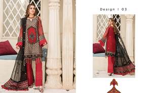 Salwar Kameez de Alta Calidad Marca MARYAM para Mujer, Calidad de Exportación, Ropa de Fiesta India y Pakistaní, Tela Chifón Pura, En Stock - Product Image 4