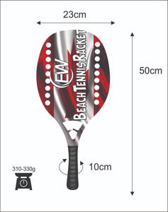 Raquettes de Tennis de plage professionnelles, en verre de carbone, personnalisées, avec votre logo, combinaisons de couleurs - Product Image 1