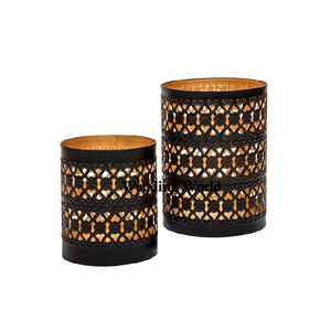 Decorative Metal <b>Tealight</b> Holder Round Shape Set Of Three Candle Holder Classic Stylish Wholesale New Metal Votive Holder - Product Image 6