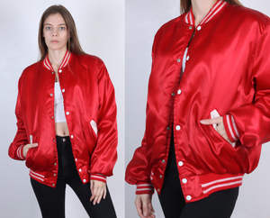 Femmes décontracté hiver XL grande taille Bomber veste noir clair Satin col montant cuivre fermeture éclair bouton coupe ample toile microfibre - Product Image 3