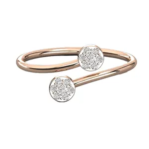 Elmas yüzük toptan fiyata kadınlar için gerçek elmas yüzük ile çivili IGI & Ingemco sertifikalı elmas nişan yüzüğü
