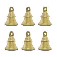 Best quality polished Solid Brass small designer Brass Bell with Krishna Handle for <b>temple</b> <b>home</b> - Product Image 4