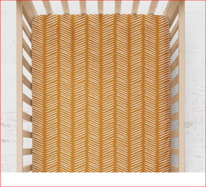 Organic Crib <b>Sheets</b> Crib <b>Sheet</b> Set <b>Silk</b> Baby Fitted Waterproof Cotton Muslin Crib <b>Sheets</b> - Product Image 1