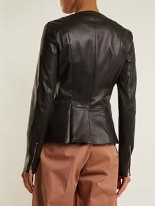 Veste de luxe pour femmes, en peau d'agneau, décontractée, avec fourrure originale, nouveau Design classique, tendance, 2020 - Product Image 5