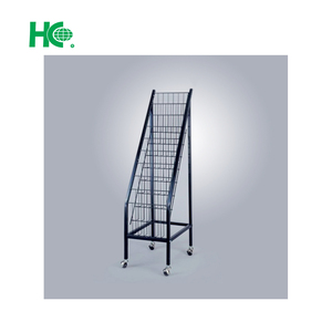 Présentoir de magazines en métal noir pour magasin pour l'organisation de la maison pour un montage durable et facile - Product Image 4