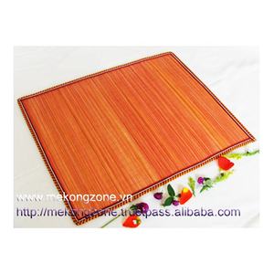 Accessoire d'artisanat de temps de repas de napperon de table en bambou de forme libre écologique - Product Image 2