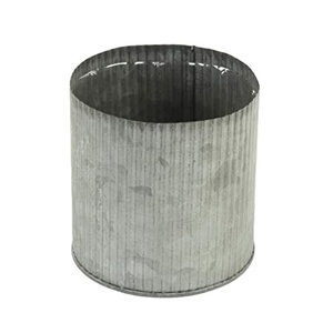 Juego de 6 Recipientes Galvanizados para Almacenamiento de Alimentos con Diseño Elegante, Perfectos para la Organización del Hogar y la Mesa de la Cocina - Product Image 1