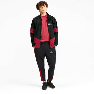 Chándal de manga larga con cremallera para hombre, traje masculino de chándal con estilo, Color azul Nevi - Product Image 3