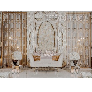 Pared de vela asiática para eventos de boda, decoración de escenario de boda, Fondo de vela, pared de recepción de boda - Product Image 1