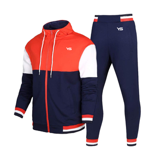 Chándal de algodón con capucha para hombre, chándal informal con logotipo personalizado, chándal liso - Product Image 1