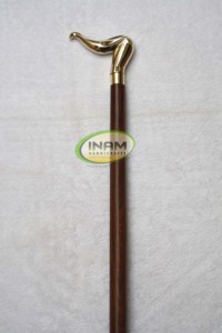 Top Quality Shisham Wooden Walking <b>Stick</b> with Beautiful Brass Derby Handle/Walking Canes with Brass Derby Handle - Product Image 3