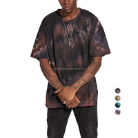 T-shirt d'été imprimé pour homme, coupe classique, 100 % coton, écologique, séchage rapide, respirant, épaules tombantes, idéal pour la course à pied