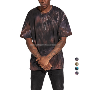 Camiseta 100% de algodón a la moda personalizada para hombre, Camiseta holgada transpirable con estampado de hombros caídos para correr, ropa de calle de verano - Product Image 2