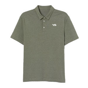 Polyester brodé unisexe pour Polo Golf Shirt Yaseen Sports Hommes Slim Fit Design Logo personnalisé Respirant Plus Size Options - Product Image 4