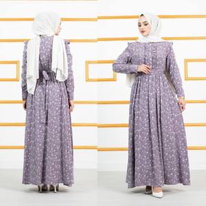 Nouvelle saison robes modestes islamiques pour femmes Abaya Kaftan tunique Kimono soie ethnique dubaï arabe musulman mode turque qualité Hijab - Product Image 2