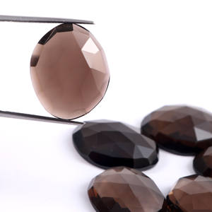 พลอยเทียมทำจากอัญมณี,หินควอตซ์ตัดดอกกุหลาบแบบหลวมขนาดที่ปรับเทียบขนาด18X22มม. สำหรับทำเครื่องประดับ - Product Image 2