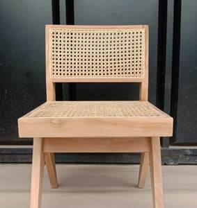 Meuble luxueuses en teck de corée du sud, chaise à manger, mobilier en rotin - Product Image 4