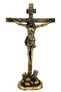 Cruz de Altar de Iglesia de Latón de Alta Calidad, Artículos Religiosos - Product Image 5