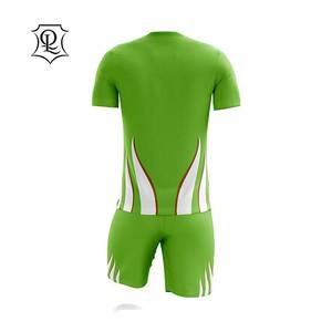 Ensembles d'uniformes de football respirants personnalisés à prix d'usine, maillots de football en tissu molletonné 100% coton, couleur et logo personnalisés - Product Image 2