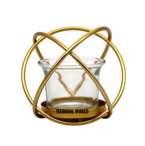 Portavelas de bloque decorativo para el hogar clásico elegante al por mayor nuevo portavelas clásico elegante al por mayor portavelas de Metal - Product Image 3