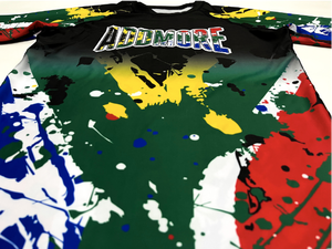 MMA Grappling Rash Guard Chemise de compression imprimée sur mesure pour hommes Sublimation Design OEM Long pour l'entraînement BJJ - Product Image 3