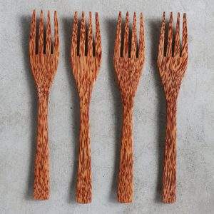 Meilleur vendeur de couverts écologiques fourchette et cuillère à noix de coco de haute qualité - Product Image 6