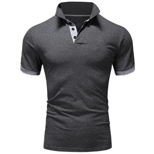 Camiseta Polo de alta calidad sostenible para hombres y mujeres 100% algodón antiarrugas y transpirable estilo Vintage - Product Image 6