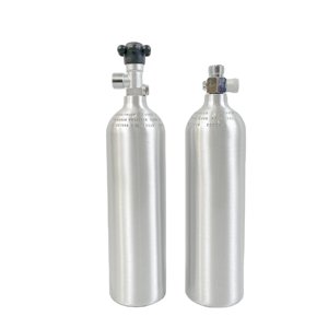 TPED-Sistema de cilindro de aluminio con válvula lateral w21.8, cilindro de CO2 de 1L, ISO7866 - Product Image 2