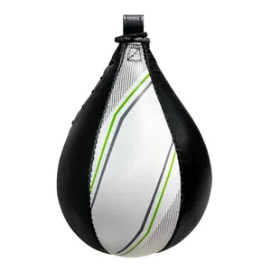 Pelota de entrenamiento de cuero Pu con Impresión Digital personalizada, Bola de velocidad para ejercicio de punzonado, bajo precio, MMA