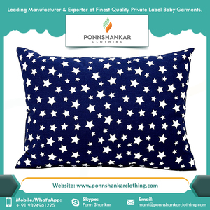 Bebé funda de almohada 100% algodón orgánico bebé funda de almohada proveedor de la India - Product Image 6