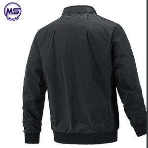 Chaqueta cortavientos de Otoño Invierno para hombre, ropa deportiva/informal/de negocios de alta calidad, diseño Simple sólido con cuello levantado - Product Image 5
