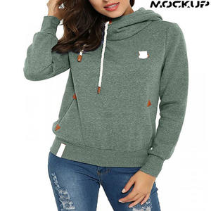 Sweat à capuche oversize pour femme, décontracté, en polaire, sweat à capuche de sport, imprimé graphique, personnalisé, sweat à capuche d'hiver, vente en gros OEM - Product Image 4