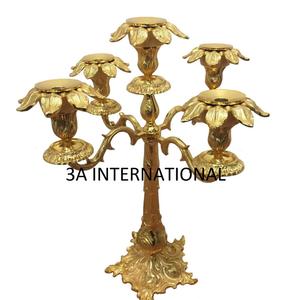 Attrayant élégant concepteur décoration de fête de mariage 5 bras bougeoir pour restaurant sol décoratif bougeoir - Product Image 1