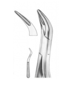 คีมถอนเศษรากฟันแบบใช้มือทำจากเหล็กกล้า - Product Image 1