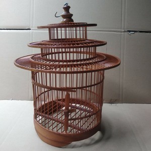 Jaula de bambú vietnamita para pájaros, jaula ecológica para loros, precio de choque de aves - Product Image 4