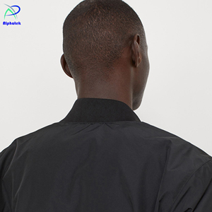 Personnalisable Hommes Femmes High Street Style Flight Bomber Jacket Confortable Hiver Tissu Imperméable Motif de Broderie À Capuche - Product Image 3