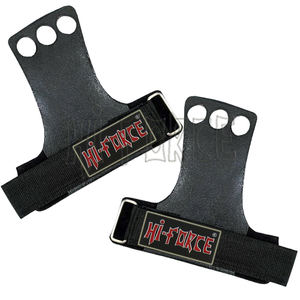 <b>Gymnastics</b> Hand Grips With Wrist Straps Weightlifting Workout Pullups Gymnastic <b>Gloves</b> - Product Image 6