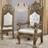 Ensemble de meubles de salle à manger de style baroque européen, meubles de salle à manger anciens faits à la main, acheter une suite de table à manger