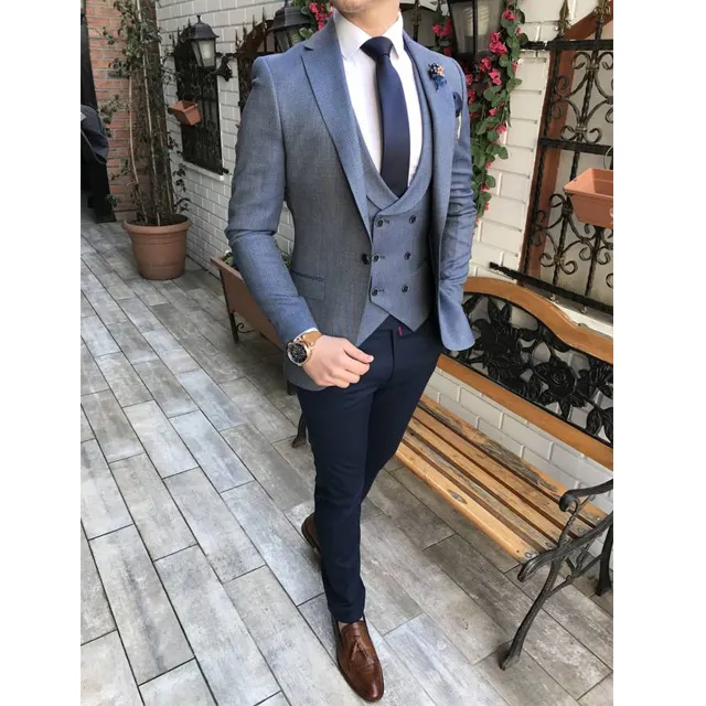 Pictures Men S Coat Pant Designs Wedding Suit Made in China Latest Design Groom Wedding 2019 Clothing Bag Waterproof Mens OEM