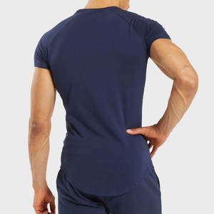 100% algodón venta al por mayor verano moda OEM servicios camisetas hombres gimnasio camisetas media manga - Product Image 2