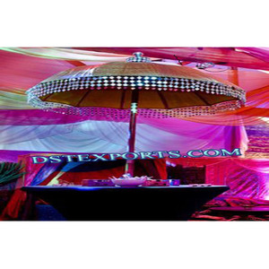 ร่มเวทีแต่งงานตกแต่งแบบดั้งเดิมของอินเดียจัดงานแต่งงานเวทีร่มจัดงานแต่งงานEmbrodry Parsols - Product Image 1