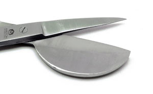 Duckbill-Tijeras negras de acero inoxidable, 6 ", cuchillo de reparación de niquelado de alfombras - Product Image 5