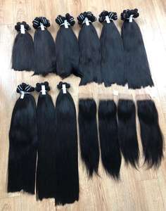 Extensiones de cabello de doble trama, pelo liso sedoso y brillante, superventas de Vietnam - Product Image 4