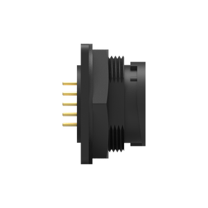 Connecteur mâle de type PCB à verrouillage frontal 18 broches taille D, étanche IP67, 5A - Product Image 6