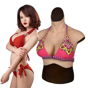 Realistic Silicone Breasts, Breast Enhancer, Fake Breast, Artificial Breasts  for Crossdresser (B-G Cup) F Cup : : Health & Personal Care
