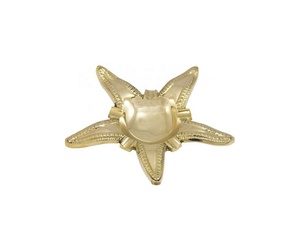 Cenicero de bolsillo con forma de estrella de mar de latón de estilo antiguo, accesorio para fumar de Metal para uso doméstico - Product Image 2