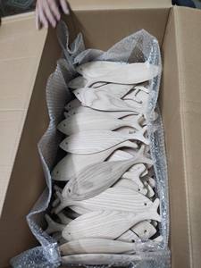 Producto más vendido de Vietnam hecho en Vietnam diseño colorido pez de madera sin pintar decoración del hogar // - Product Image 6