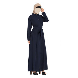 Moderne Géométrique Femmes Abaya Simple Dames Combinaisons Courtes Mode Coupe-Vent Veste D'été Disponible Grand XL Belle Musulmane - Product Image 1