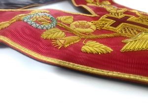 Masonic <b>Rose</b> Croix 31st Degree Collar Embroidered Wholesale Masonic Regalia with Magnetic Feature Sew-On Badge Type - Product Image 5